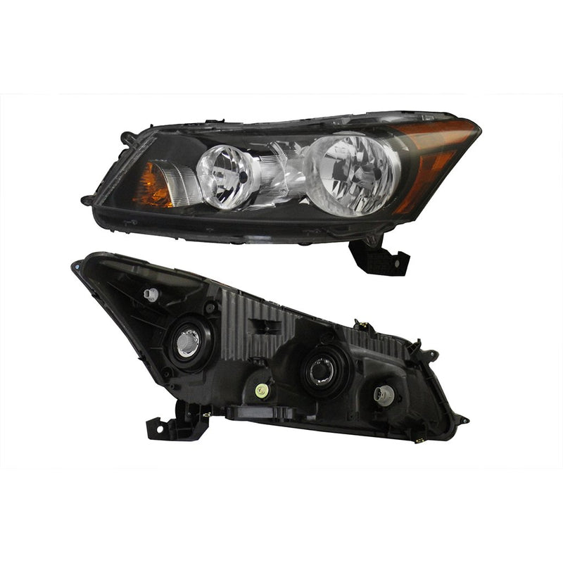 FARO IZQ F/NEGRO C/MICA CUARTO AMBAR ACCORD SEDAN 2008 -2012