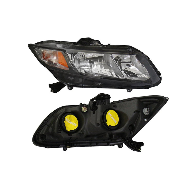 FARO DER F/NEGRO C/MICA AMBAR (COUPE 2013) CIVIC SEDAN 2013 -2015