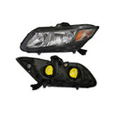 FARO IZQ F/NEGRO C/MICA AMBAR (COUPE 2013) CIVIC SEDAN 2013 -2015