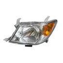 FARO IZQ F/CROMADO C/MICA AMBAR HILUX 2006 -2008